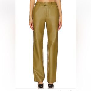 Camila Coelho Rhodes pants lamb leather trousers
Straights leg Revolve S $428